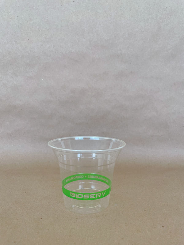 10oz. Green Label PLA Soft Serve Cold Cup 96mm BPI