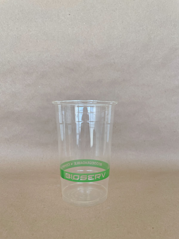 20oz. Green Label PLA Cold Cup 96mm BPI