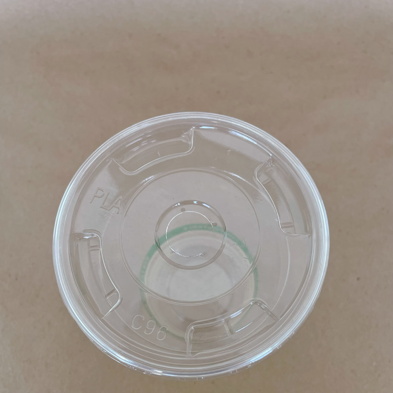 76mm Flat Lid (With Hole) BPI